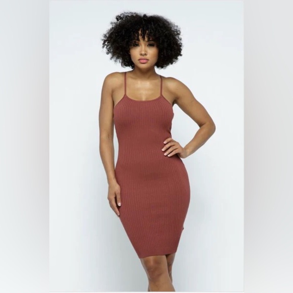 Spaghetti Strap Dress - New Mauve
